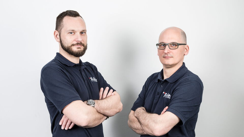 Ein Bild von Alexander und Mark Fritz.